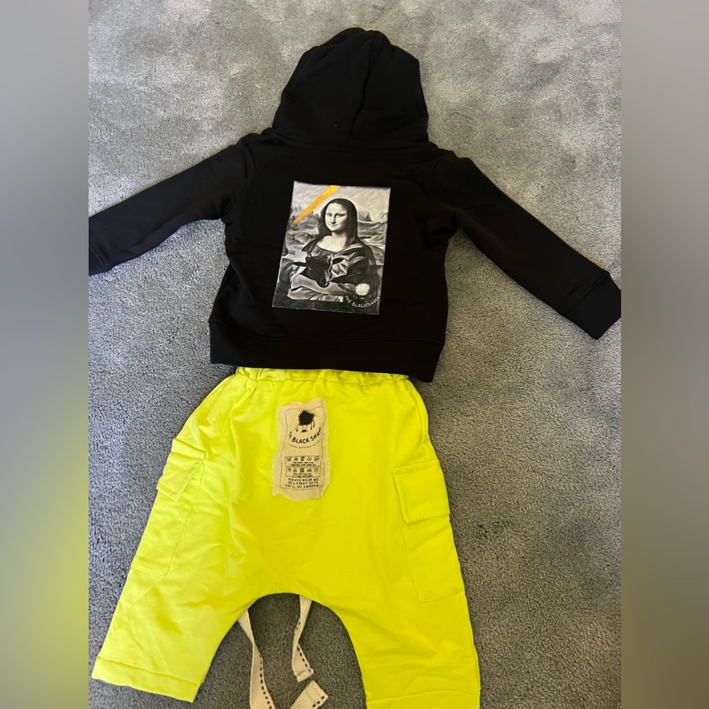 Black Sheep Matching set for 3-4 Y unisex NWOT